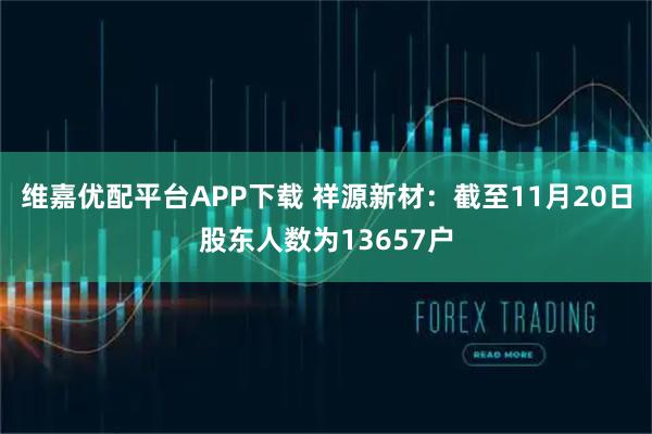 维嘉优配平台APP下载 祥源新材：截至11月20日股东人数为13657户